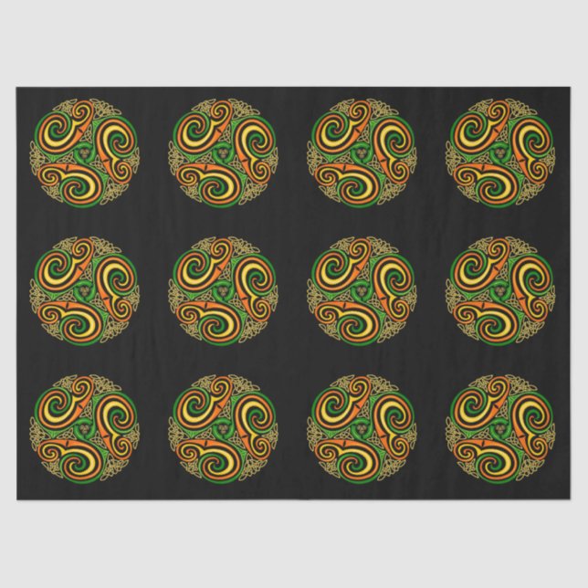 celtic spirals tissue paper (Front)