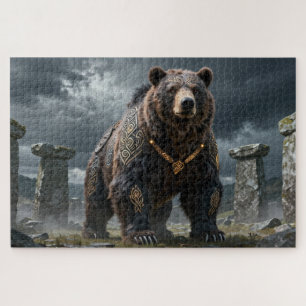 Celtic Spirit Animal Bear Jigsaw Puzzle