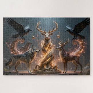 Celtic Spirit Animal Totem Jigsaw Puzzle