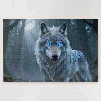 Celtic Spirit Animal Wolf Jigsaw Puzzle