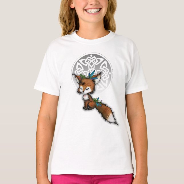 Celtic Spirit Fox T-Shirt (Front)