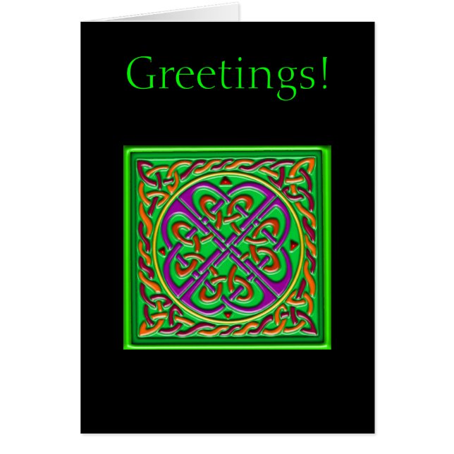 Celtic square green (Front)