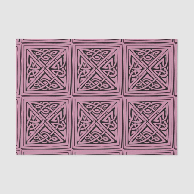 celtic square knot tissue paper (Front)