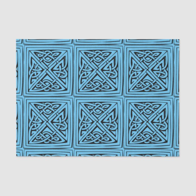 celtic square knot tissue paper (Front)