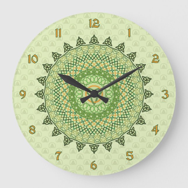 Celtic St. Patty's Day Clock (Front)