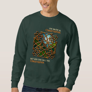 Celtic Stained Glass 2 (Personalised) Sweatshirt