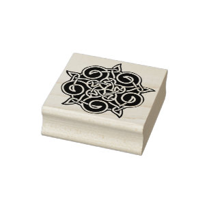 celtic star art stamp