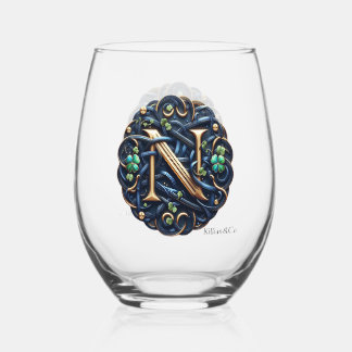 Celtic Stemless Whine Glass Set