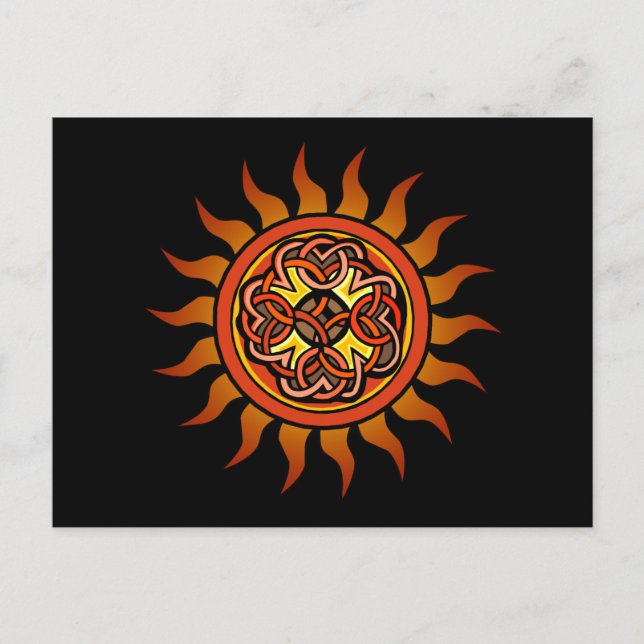 Celtic Sun 4 Postcard (Front)