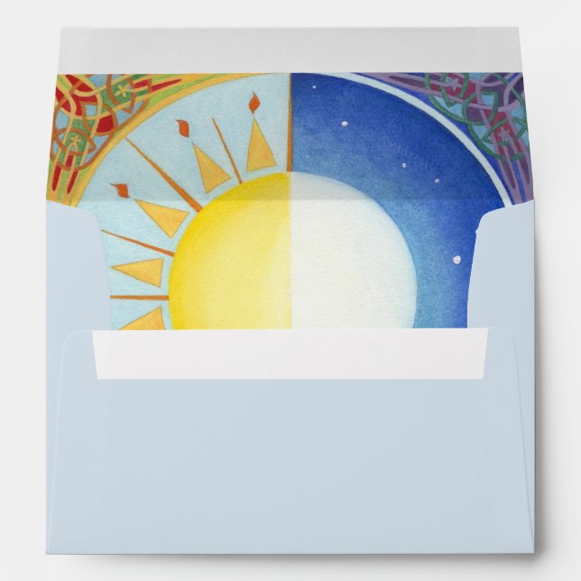 Celtic Sun and Moon Envelope (Back (Bottom))