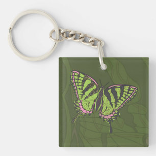 Celtic Swallowtail Acrylic Keychain