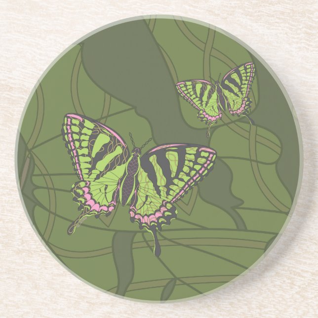 Celtic Swallowtail Coaster (Front)