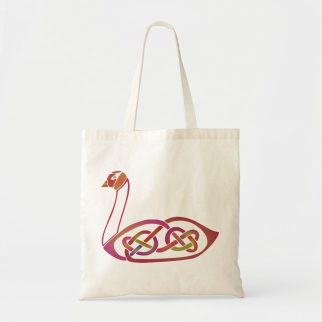 Celtic Swan Tote Bag (Front)