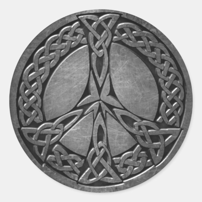 Celtic Symbol 5  Sticker, 3 inch (sheet of 6) Classic Round Sticker (Front)