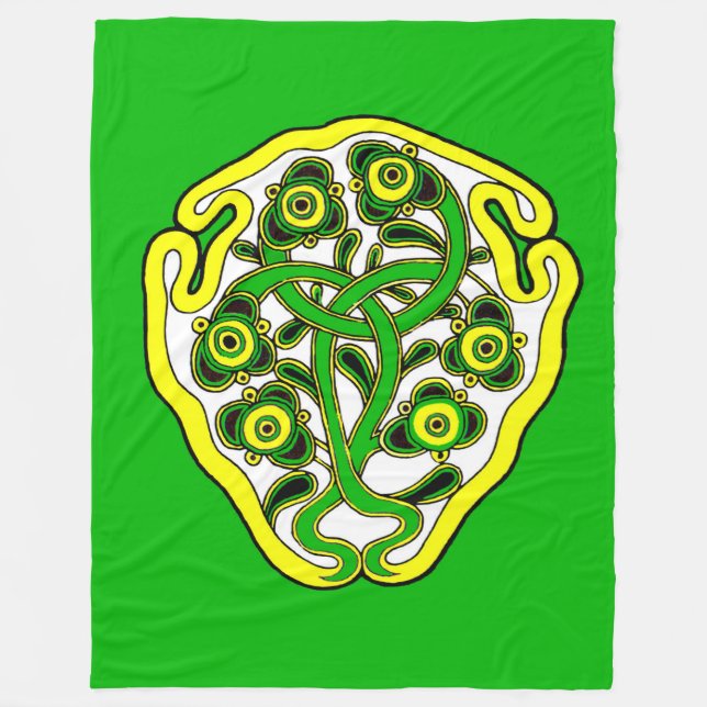 Celtic symbol fleece blanket (Front)