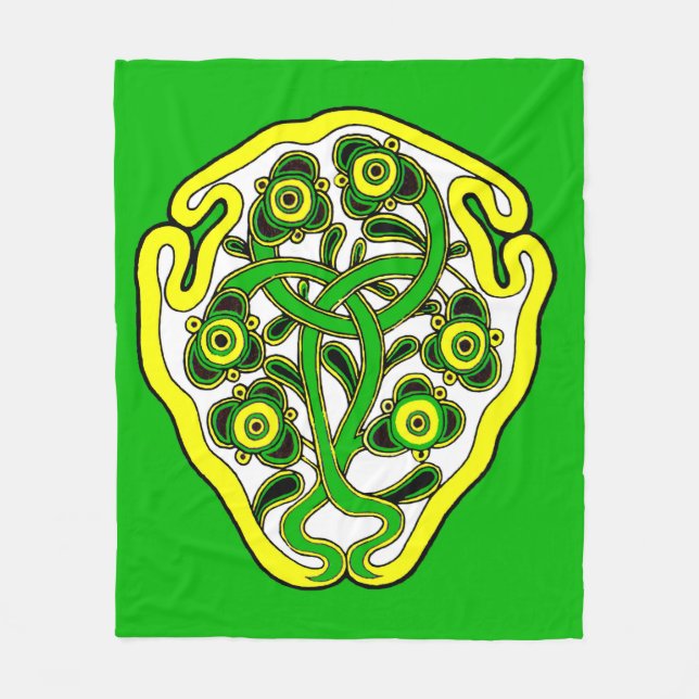 Celtic symbol fleece blanket (Front)