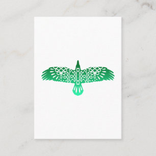 Celtic Symbol Raven Gift Idea Business Card