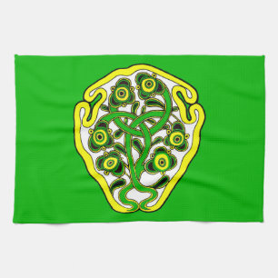 Celtic symbol tea towel