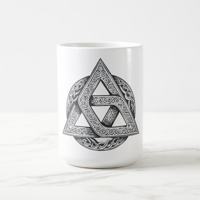 Celtic symbol, trinity knot coffee mug (Center)
