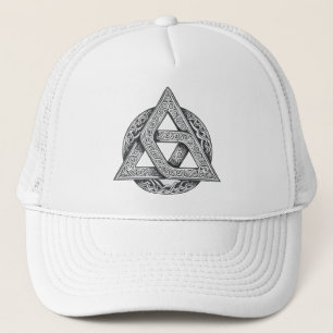 Celtic symbol, trinity knot trucker hat