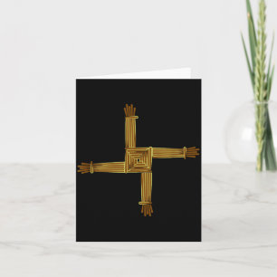 Celtic Symbols Brigid's Cross Celtic Knot Irish Sy Card