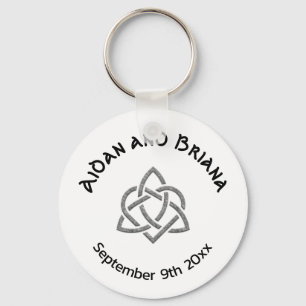Celtic symbols key ring