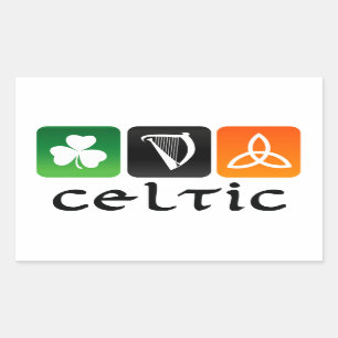 Celtic Symbols Rectangular Sticker