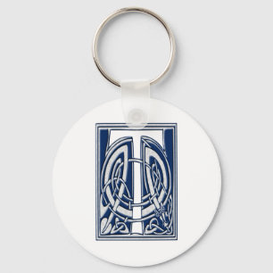 Celtic T Monogram Key Ring