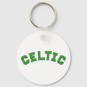Celtic Text Key Ring