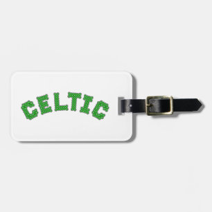 Celtic Text Luggage Tag