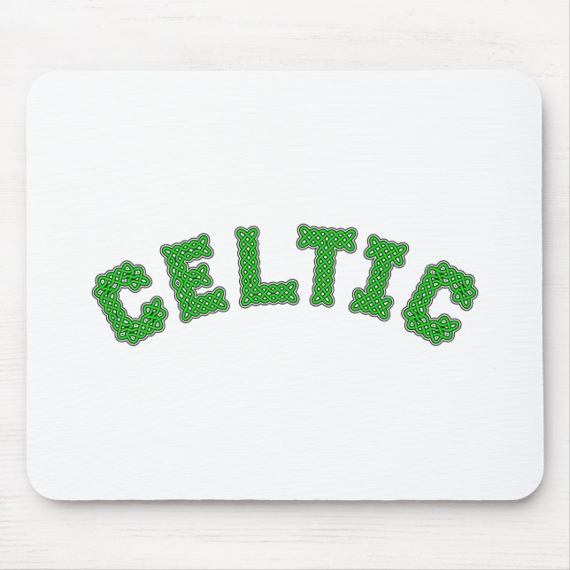Celtic Text Mouse Mat (Front)