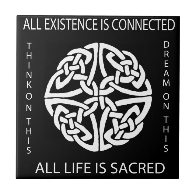 CELTIC TILE/TRIVET UNITY SYMBOL ARA ARTIST TILE (Front)