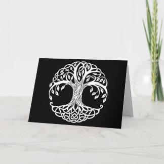 celtic tree greeting card
