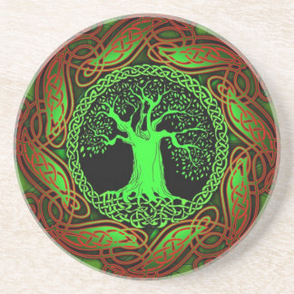 Celtic Tree (Illuminated version) Coaster