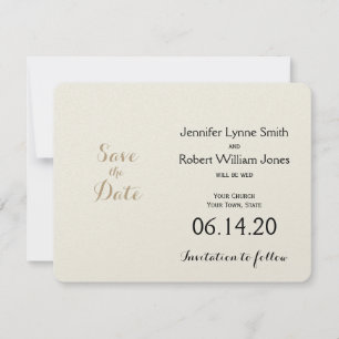 Celtic Tree of Life Gold Wedding Save the Date