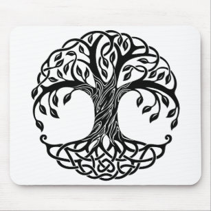 Celtic tree of life mouse mat