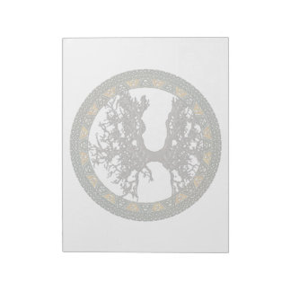 Celtic Tree of Life Notepad