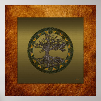 Celtic Tree of Life Poster