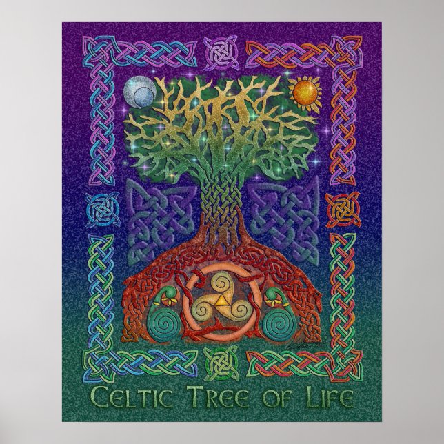 Celtic Tree of Life Poster Print (Front)