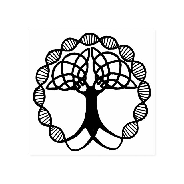 Celtic tree of life  Rubber stamp (Imprint)