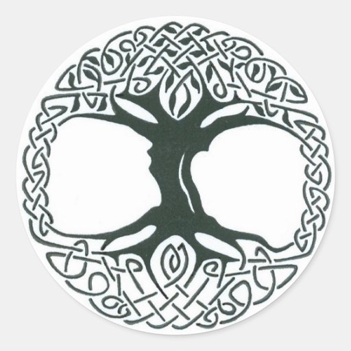Image of Celtic Tree of Life stickers