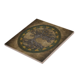 Celtic Tree of Life Tile