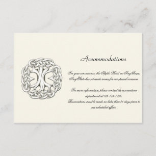 Celtic Tree of Life Wedding Insert