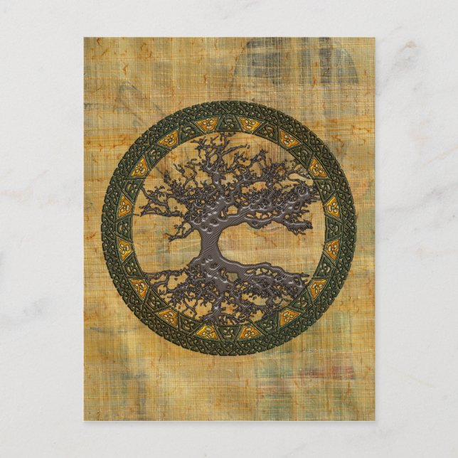 Celtic Tree of Life [Yggdrasil] Postcard (Front)
