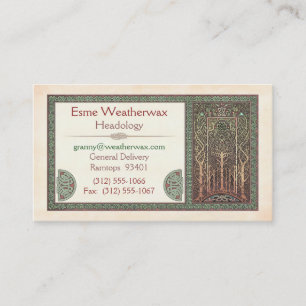 Celtic Trees Design Business Cards