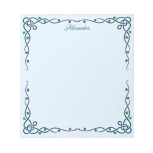 Celtic Trellis Notepad