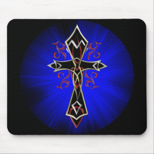 Celtic Tribal Cross Mousepad