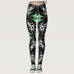Celtic Tribal ( Green ) Leggings