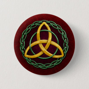 Celtic Trinity Knot 6 Cm Round Badge