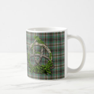 Celtic Trinity Knot And Clan Craig Tartan Coffee Mug